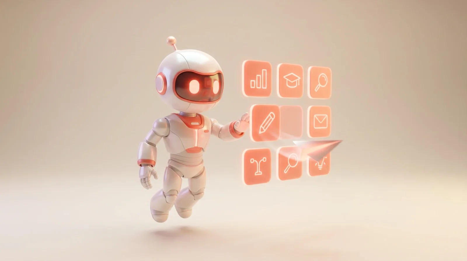 Robot chọn mẫu prompt từ thư viện có sẵn